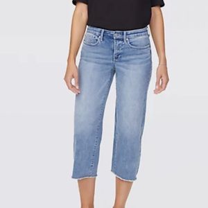 NWT NYDJ wide leg cropped jeans. Coheed style name.